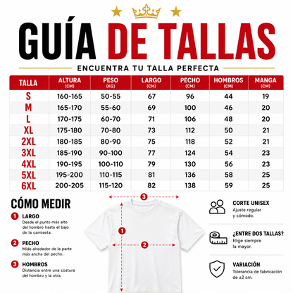 Camiseta Somos Campeones Blanca